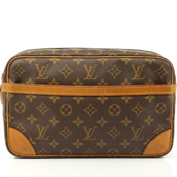 Auth Louis Vuitton Compiegne 28 Clutch #3483L83 - Picture 1 of 10